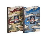 Schoolagenda 2021-2022 - Camouflage Blauw