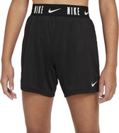 Nike Dri-FIT Sportbroek - Maat 134  - Meisjes - Zwart/Wit S-128/140