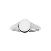 Silver Lining ring Signet ovaal 925 zilver
