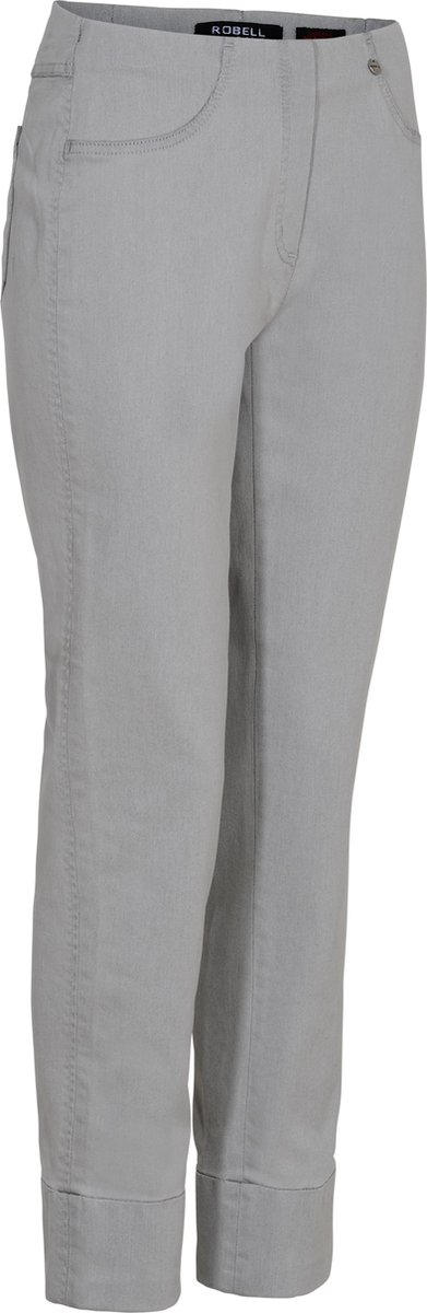 Robell Bella 09 Dames Comfort Jeans 7/8 Lengte - Grijs - EU48