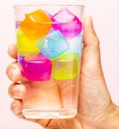 ijsblokjes - gekleurd - ijsblokjesvorm - Herbruikbare ijsblokjes - Ijsblokjesvorm - 12 stuks - koud - drankje - zomer -