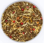 Peachpie Bio - Losse Thee - Een frisse, fruitige, groene rooibos thee - 150 gram Amberpot