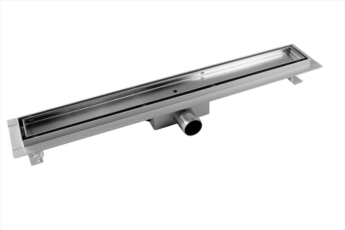 CityLine douchegoot - RVS - 90cm - Zijuitloop - Tegelrooster