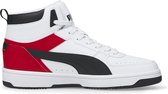 PUMA Rebound JOY Unisex Sneakers - Puma White-Puma Black-High Risk Red - Maat 46