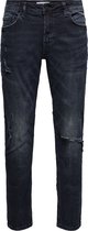 ONLY & SONS ONSLOOM LIFE SLIM BLUE BLACK PK 9812 Heren Jeans - Maat W28 x L32
