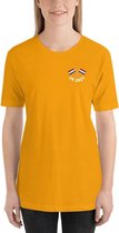 EK 2021 Oranje T-Shirt Nederland - Vlag - Voetbal - EK Kleding Dames -  EK Shirt - Maat S