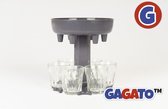 Shot Dispenser Grijs - Shotjes Maker - Drank Dispenser – Drankspel - Exclusief Shotglaasjes