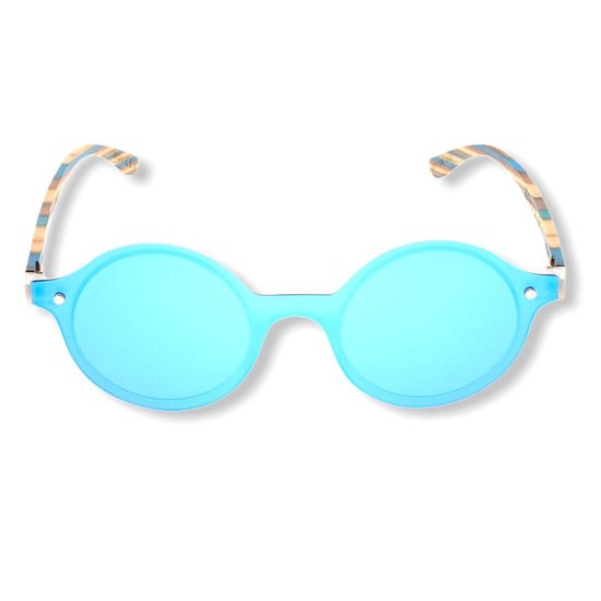 BEINGBAR Eyewear "Model 14" Sustainable Bamboo Sunglasses van BEINGBAR — afbeelding 2