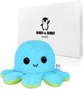 Bibi & Bibi – Octopus Mood Knuffel Origineel – Blauw/Groen – Coco