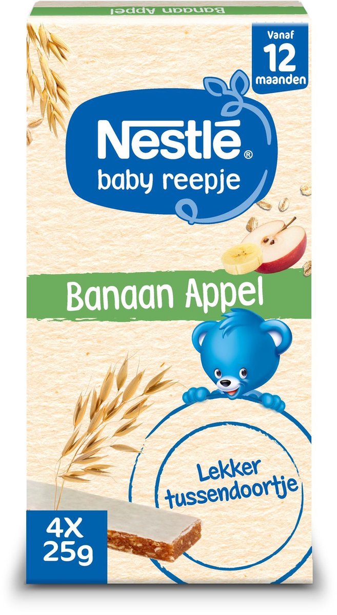 Nestle Fruitreepje Banaan Appel Baby Koekjes Vanaf 12 Maanden 10 Stuks Totaal Bol Com
