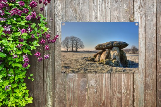 Affiche de jardin An old hunebed in Ireland 60x40 cm - petit - Toile de jardin / Toile d'extérieur / Peintures d'extérieur (décoration de jardin)