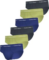 Calvin Klein 6-pack heren slips - blauw/groen/zwart