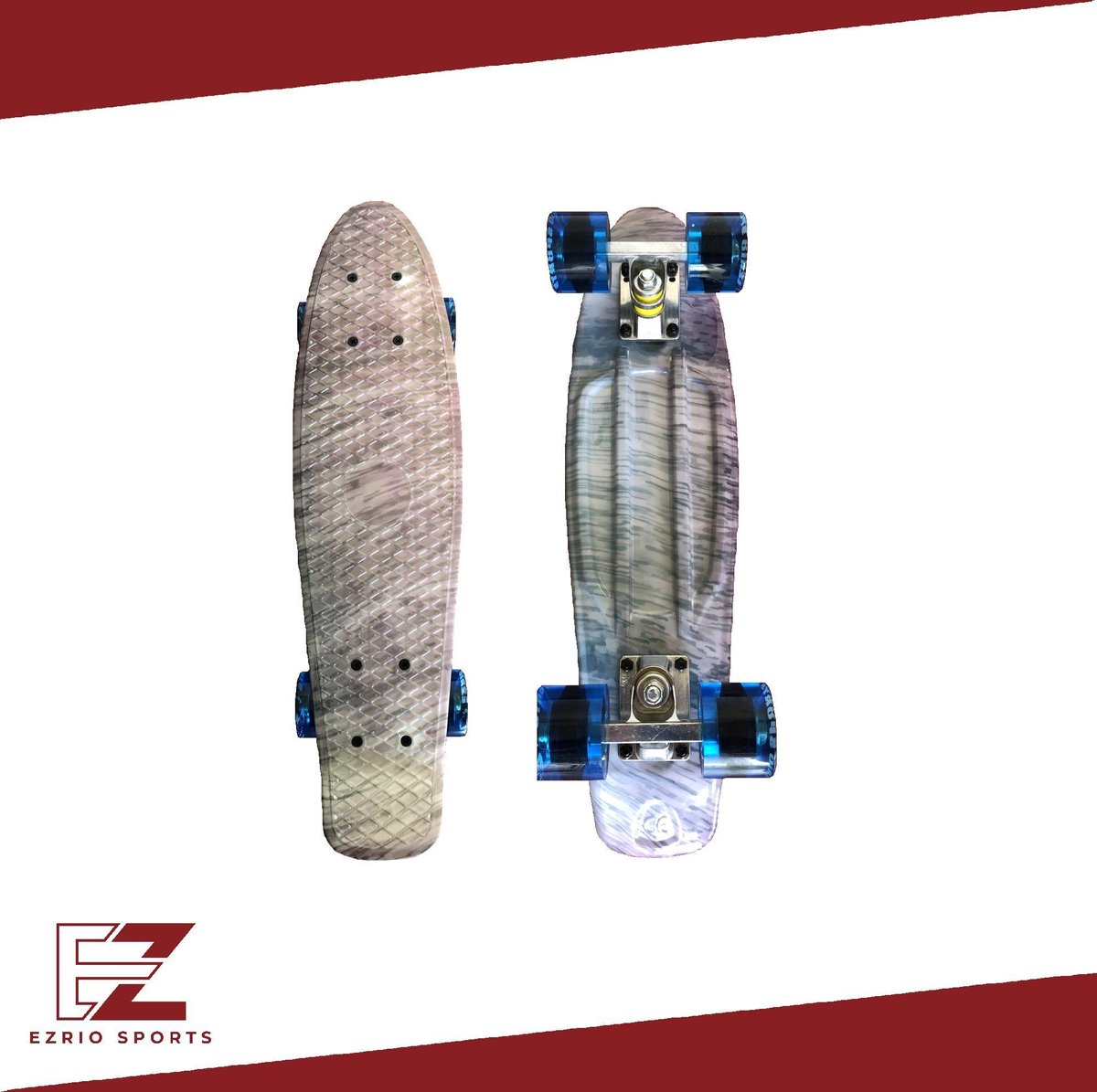 Penny Board voor Meisjes en Jongens – Skateboard – Longboard – 22 inch – – – Fade Roze