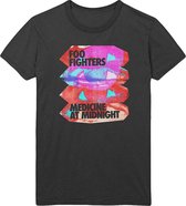 Tshirt Foo Fighters pour hommes - S- Médecine à minuit Zwart