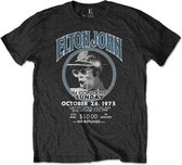 Elton John Heren Tshirt -2XL- Live In Concert Eco Zwart