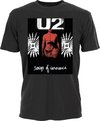 U2 - Songs Of Innocence Red Shade Heren T-shirt - M - Zwart