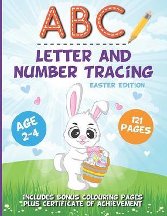 ABC Letter And Number Tracing Easter Edition - cover