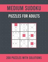 Medium Sudoku Puzzles For Adults