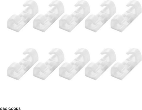 100 Stück Kabelbinder-Halterungen Mit Schrauben – Kabel-Clips Für Ordnung Zu Hause, Im Auto & Büro
