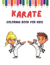 Karate coloring book for kids