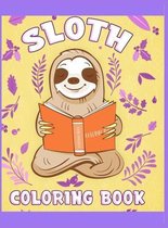 Sloth Coloring Book: Have fun with your daughter with this gift