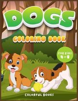 Dogs Coloring book for kids 4-8