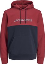 JACK&JONES JJEURBAN BLOCKING SWEAT HOOD Heren Trui - Maat L