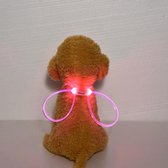 LED-halsband, lichtketting, LED-licht, nachthalsband voor katten of honden, veiligheidsknipperlicht, LED-halsband
