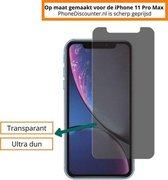 1x iPhone 11 Pro Max Privacy Screenprotector | Premium Kwaliteit | Privacy Tempered Glass | Anti Spy Protective Glass | Gehard Glas Privacy | Bescherm Glas