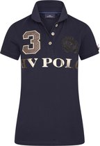 HV Polo Dames Poloshirt Luxe Donkerblauw