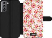 Wallet case - geschikt voor Samsung Galaxy S21 - Floral N°7