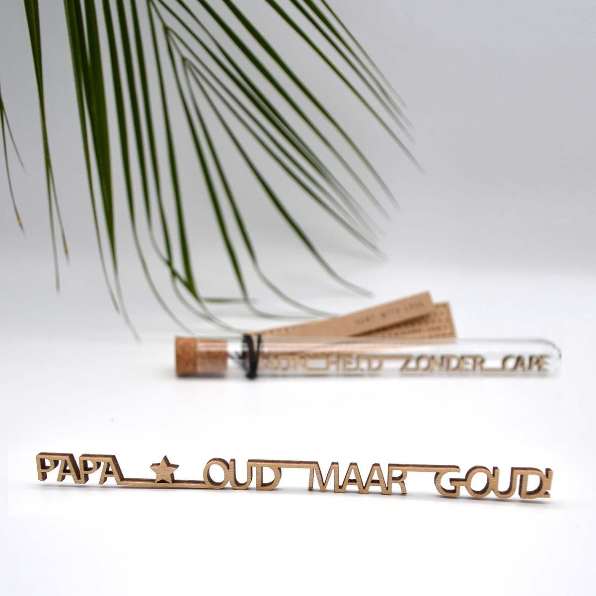 Message in a bottle - Papa oud maar goud! -Vaderdag wenskaart - Vaderdag kado - Vaderdag geschenk - Vaderdag cadeau - Vaderdag kaart - Papadag - Mannen cadeau - Man kado - Cadeau voor heren - Valentijn Man - Liefdescadeau - Valentijnsdag cadeau
