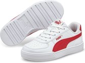 PUMA Caven PS Unisex Sneakers - Puma White-High Risk Red - Maat 27