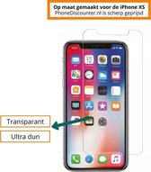1x iPhone XS Screenprotector | Premium Kwaliteit | Tempered Glass | Protective Glass | Gehard Glas | Bescherm Glas