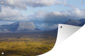 Muurdecoratie Het berglandschap van het Nationaal park Abisko in Zweden - 180x120 cm - Tuinposter - Tuindoek - Buitenposter