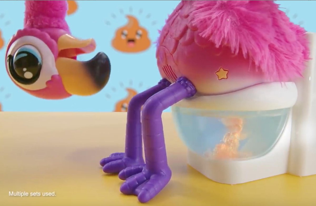 Little Live Pets Gotta Go Flamingo – Peluche Interactivo Que Come, Canta, Baila Y Hace Popó – Incluye Pilas – Regalo Para Niños +4 Años