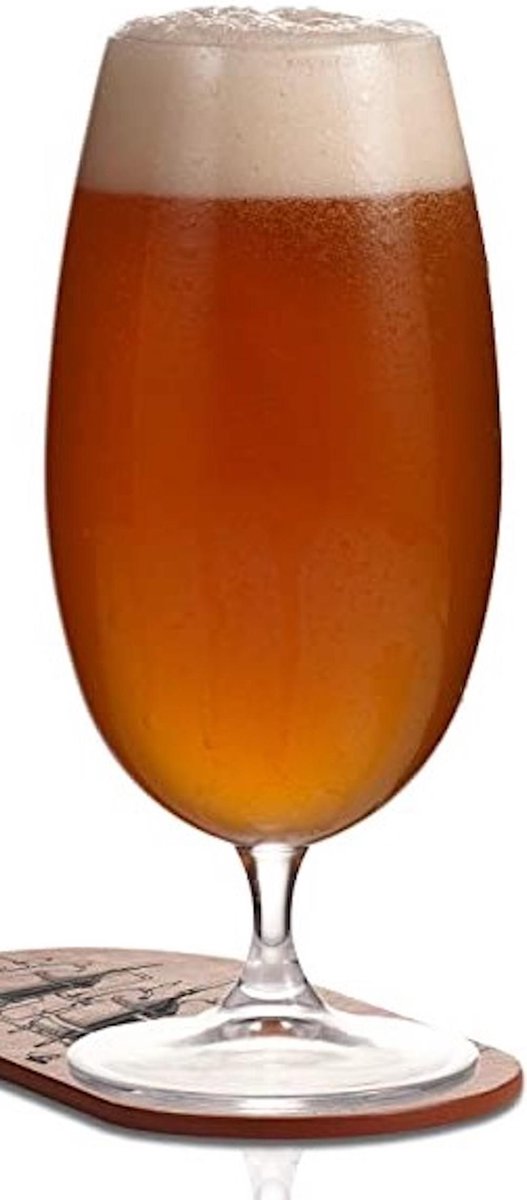 BEERCRAFT super groot bier glas op voet 680 ml