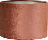 Light & Living Cilinder Lampenkap Gemstone - Terra - Ø35x30cm - voor Tafellampen, Staande lamp, Hanglampen