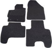 Tapis de sol personnalisés - tissu noir - adaptés pour Toyota Yaris 2005-2011