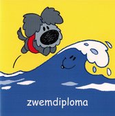 Wenskaart Woezel en Pip: zwemdiploma (WP828)