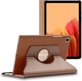 Samsung Tab A7 Hoesje - Draaibare Tab A7 Hoes Case Cover voor de Samsung Galaxy Tablet A7 2020 - 10.4 inch - Goud