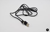 2x USB-C kabel oplaadkabel oplader naar USB-A - EXTRA LANG 2m - Stevige zwarte usb c kabel Smartphone - Speaker - E-reader - Samsung - Xiaomi - Huawei