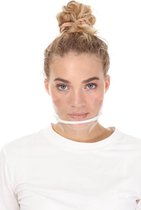 1 WIT & 1 ZWART | FaceShield| Herbruikbaar |Gelaatscherm|Gelaatsscherm|Spatmasker