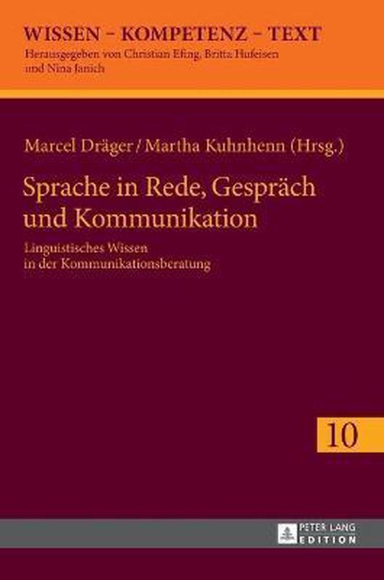 Sprache in Rede, Gespräch und Kommunikation - cover