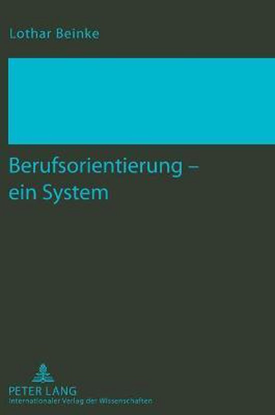 Berufsorientierung - ein System - cover