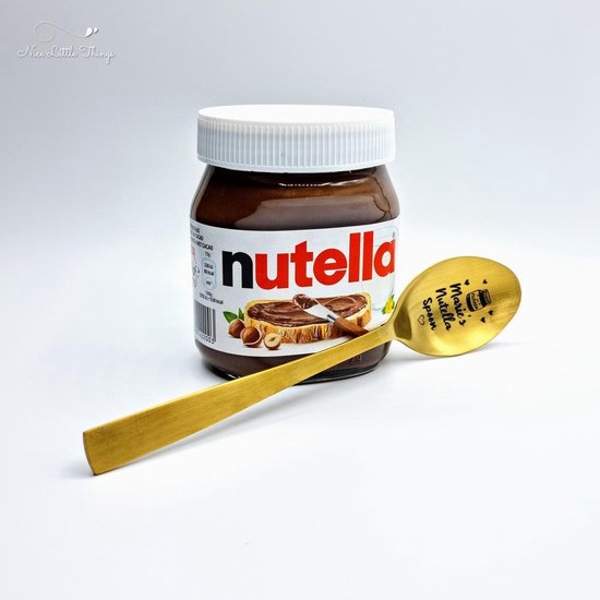 Nice petites choses] Cuillère Nutella dorée