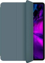 HB Hoes Geschikt voor Apple iPad Pro 12.9 inch (2018 - 2020 - 2021 & 2022) Hoes Donker Groen - Tri Fold Tablet Case - Smart Cover