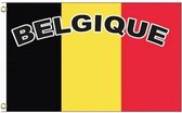 Belgie vlag voetbal Belgique EK / WK