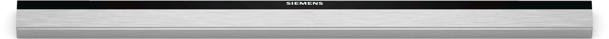60 cm greeplijst rvs/zwart, met logo