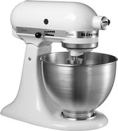 Batteur sur socle KitchenAid Classic 5K45SSEFW - Wit mat - 4,3Ltr.